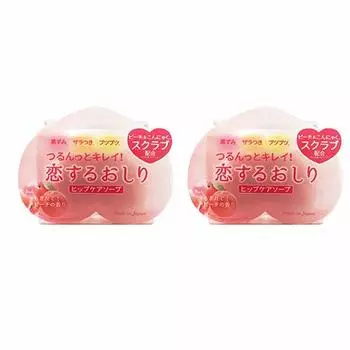 Мыло для ухода за ягодицами и бедрами Koisuru, 80 г, набор из 2 штук