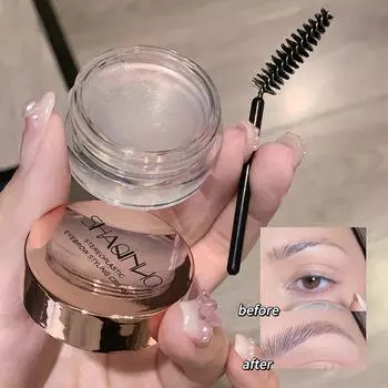 Мыло для укладки бровей SHAQINUO, стойкая водостойкая помада, не размазывается, для создания эффекта 3D Feathery Natural Brows Makeup Balm