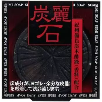 Мыло для умывания лица с углем Clover Corporation 128 г