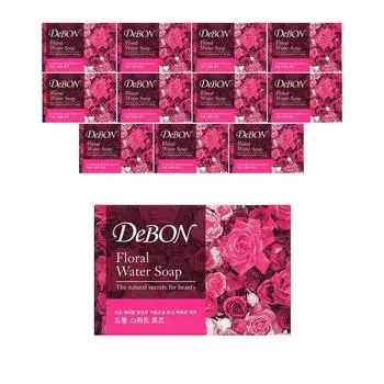 Мыло для ванны Debon Sweet Rose, 100 г, 12 шт.