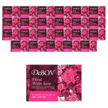 Мыло для ванны Debon Sweet Rose, 100 г, 24 шт.