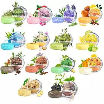 Натуральное природное мыло для волос mint