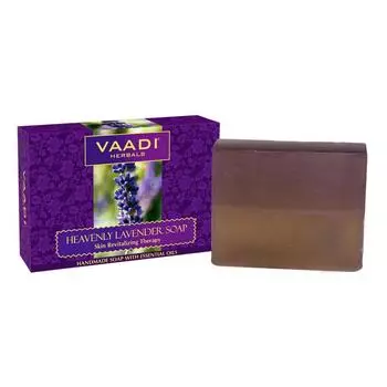 Мыло для восстановления кожи с Лавандой (75 г), Heavenly Lavender Soap Skin Revitalizing Therapy, Vaadi Herbals