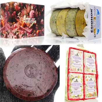 Мыло для женщин, с маслом ши и эфирным маслом увлажняющего растения, без пальмового органического веганского савона, эвкалипта, жасмина, примулы, манго и апельсина, 30g x 4 Ps