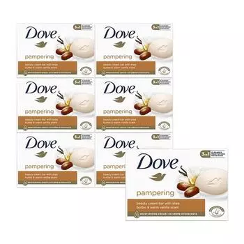 Мыло Dove Beauty Bar с маслом ши 90 г, 7 штук
