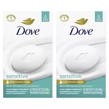 Мыло Dove Beauty Bar Sensitive, 106 г, 12 шт.