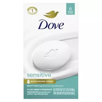 Мыло Dove Beauty для чувствительной кожи, 106 г, 6 шт.