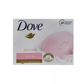 Мыло Dove, большой розовый кусок 135 г x 8