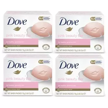 Мыло Dove Pink Beauty, 75 г, 4 шт.