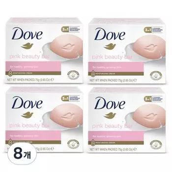 Мыло Dove Pink Beauty, 75 г, 8 штук