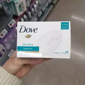 Мыло DOVE Sensitive Beauty 100 г x 4 упаковки
