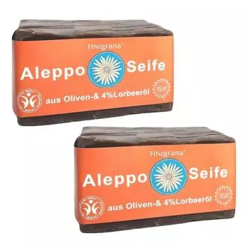 Мыло FINigrana Aleppo Olive Laurel Oil 4% 180 г 2 шт.