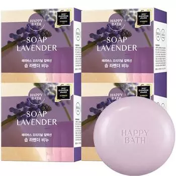 Мыло Happy Bath Original Collection Raender Incense, 90г, 4 корейских косметики