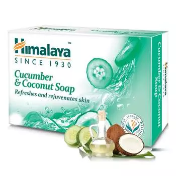 Мыло Himalaya с огурцом и кокосом, 75г 75g