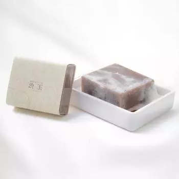 Мыло «Хурма Шибу» Шибутама 80 г мыла, изготовленного из танина хурмы и шелка, без добавок, замешанного вручную (Набор 6)