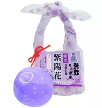 Мыло Konnyaku Мыло Kamakura Konnyaku Мыло Hydrangea Мыло для очищения кожи лица Содержит керамиды Для людей с сухой и чувствительной кожей (80г)