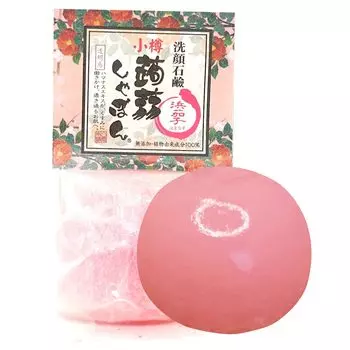 Мыло Konnyaku Мыло Otaru Konnyaku Мыло Hama Nasu Мыло для очищения лица Содержит керамиды Для людей с сухой и чувствительной кожей (80г) [Обновлено