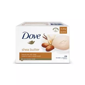 Мыло красоты DOVE с маслом ши 90 г 4 упаковки