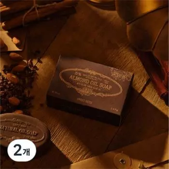 Мыло-кусок с миндальным маслом Hyochang, 140 г, 2 шт.