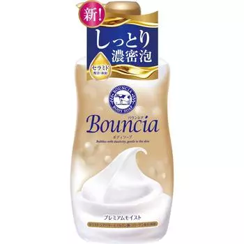 Мыло Kyoshinsha Milk Soap Bouncia Мыло для тела Premium moist Pump 460 мл Personal Средний ценовой диапазон (Если сопло не поднимается, затяните крышку еще раз.