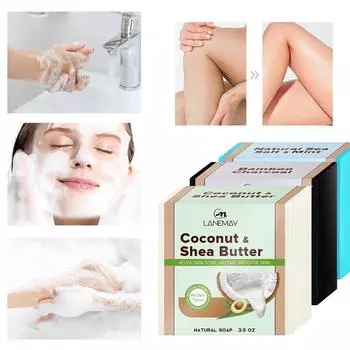 Мыло на травах для мужчин и женщин, универсальное увлажняющее мыло ручной работы, отшелушивающее, глубоко очищающее мыло для ванны с эфирным маслом мятный