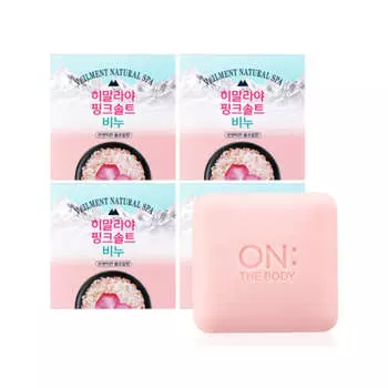 Мыло On the Body Veilment Natural Spa Himalaya Pinksalt Romantic Floral 90г*4шт/8шт 4Pcs