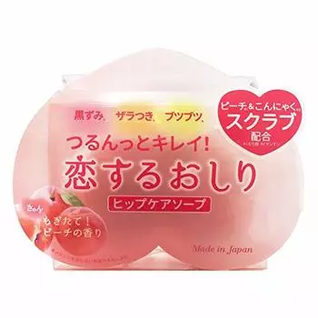 Мыло Pelican Soap Koisuru Butt Hip Care Soap, один предмет 80 г x 4 шт.