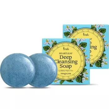 Мыло Pretty Deep Cleansing Houttuynia Cordata, 100г, 4 шт.