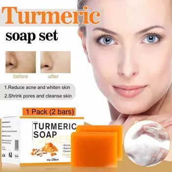 Мыло ручной работы, мыло для ванны и умывания лица, мягкое мягкое очищающее мыло от угревой сыпи и шрамов One Size