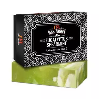 Мыло ручной работы с Эвкалиптом и Мятой (125 г), Eucalyptus & Spearmint Handmade Soap, Man Arden