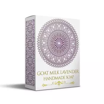 Мыло ручной работы с Лавандой и Козьим молоком (115 г), Lavender Goat Milk Soap, Heilen Biopharm 6