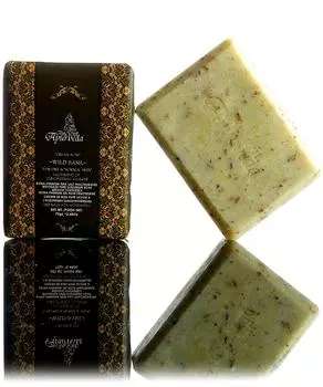 Мыло с базиликом для борьбы с темными пятнами и прыщами, гиперпигментацией и осветлением кожи — для мужчин и женщин с сухой и жирной кожей. 1 75g