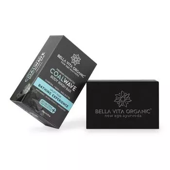 Мыло с древесным углем (150 г), Мыло для душа Coalwave, Bella Vita