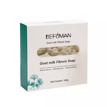 Шелковое мыло с протеинами шелка, восстанавливающее мыло для кожи, мыло для контроля жирности кожи, для мытья лица, рук и тела 100g