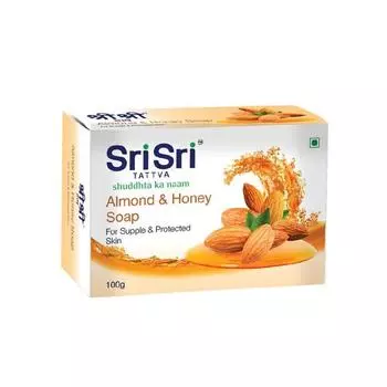 Мыло с Миндалем и Медом (100 г), Almond & Honey Soap, Sri Sri Tattva