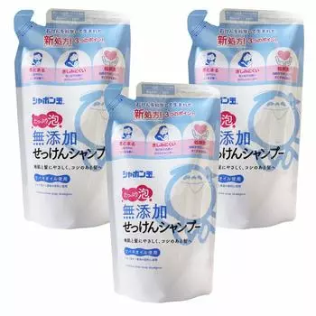 мыло шампунь пенный тип сменный блок x набор без добавок 3 шт.