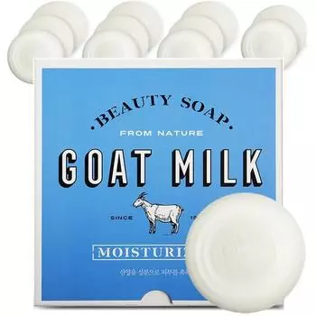 Мыло Shower Mate Goat Milk белое, 90г, 12 шт.