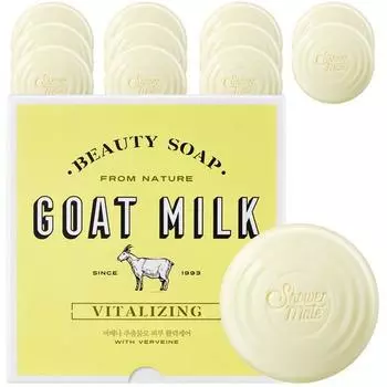 Мыло Shower Mate из козьего молока с цитрусовым ароматом, 90 г, 12 штук, корейская косметика