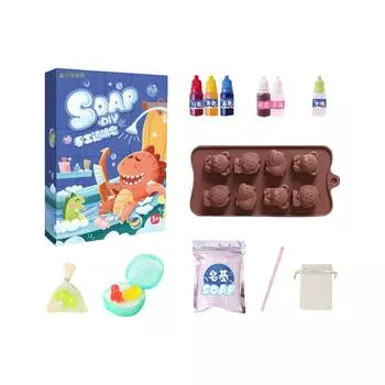 Мыло своими руками. Кристаллическое мыло. Растительное мыло. Изготовление материалов. Набор игрушек для девочек One Size