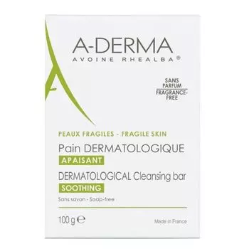 Мыло успокаивающее A-Derma Dermopan 100г