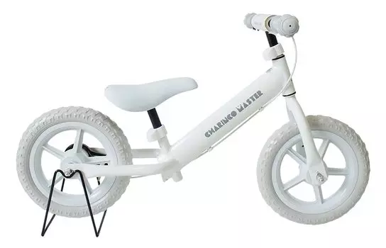 MyPallas 12-дюймовый детский беговой велосипед MC-03-PG Powder Gray со стойкой и тормозом в комплекте Возраст 3