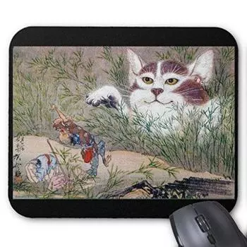 Мышь Kyosai Фотопад Коврик Каванабэ «Бакэнэко» (Серия Укиё-э)