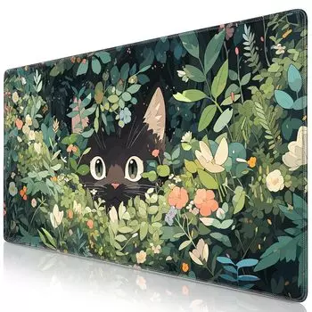 Мышь Очень большая игровая мышь Клавиатура резиновая Совместимость с моющимся ковриком для игрового стола Совместимость с рабочим ковриком, Коврик, 9040 см, Коврик, Нескользящая подошва, зелёный