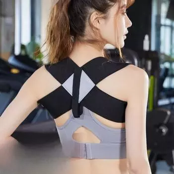 Мышцы груди с раздвинутыми мышцами Жим лежа с открытыми плечами, прямая спина для мужчин и женщин, невидимая грудь, тяжелые плечи, тренировочный пояс для спины M