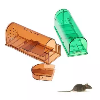 Мышеловка без убийства животных, клетка для контроля домашних животных, многоразовые мыши, ловушка для грызунов, ловушка для крыс коричневый
