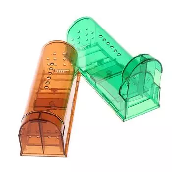 Мышеловка без убийства животных, клетка для контроля домашних животных, многоразовые мыши, ловушка для грызунов, ловушка для крыс коричневый