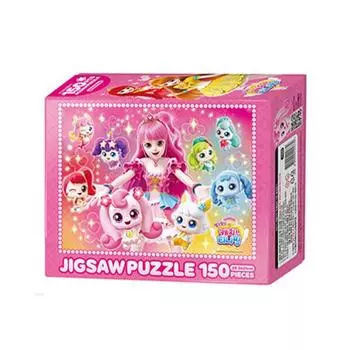 Mysterious Catch Tiniping Season 3 Jigsaw Puzzle 150pcs Princess Flora Heart and Key