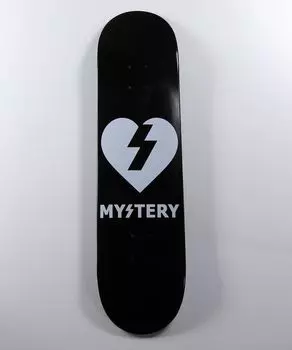 MYSTERY SKATEBOARD BLACK HEART Mystery Skateboard Black Heart Deck импортирован из Америки 8.00 дюймов чёрный