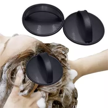 Мытье волос, Массаж, Мытье волос, Расчесывание перхоти, Очищение кожи головы, Зуд, Массаж и Здоровье Щетка One Size чёрный