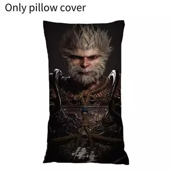 Myth Black Wukong Rectangular Pillow Cover Peripheral Bed Sofa Gift Decoration Style 1